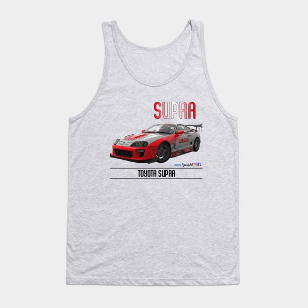 Supra Time Attack Kunos Tank Top by PjesusArt